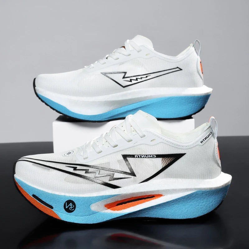 NEW Running Shoes Carbon Board Marathon Men Sports Breathable Lightweight Women's Comfortable Athletic Nonskid Sneakers Casual