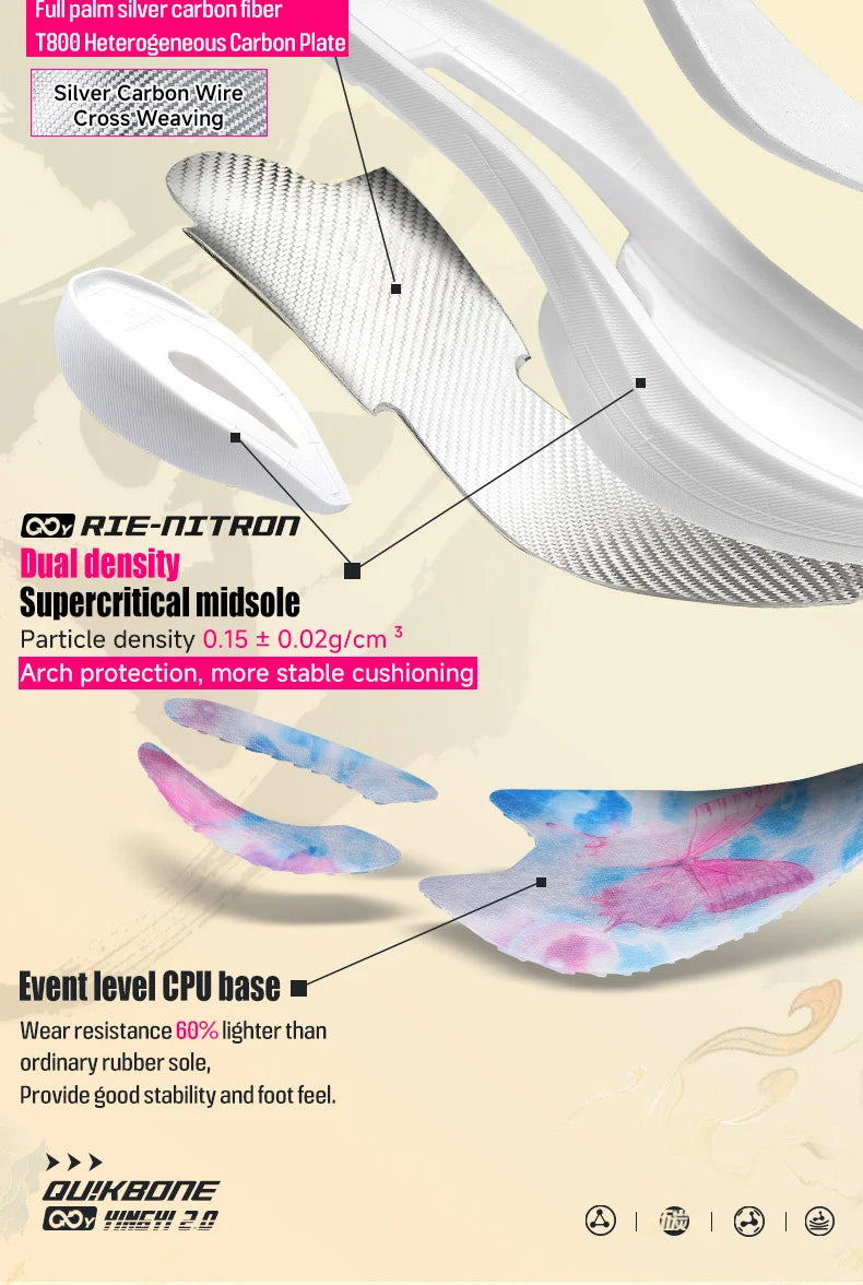 IRUNSVAN  Shadow Wing 2.0 Professional Training Racing Running Lightweight Carbon Plate Men Cushioning Shock