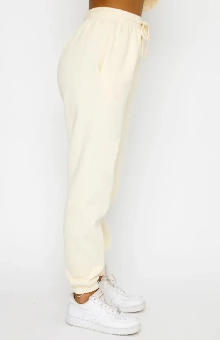 Fashionable Casual Long Sleeve Sweatshirtsuit Women's Clothing Round Neck Pullover Trousers Solid Color Autumn Winter Collection