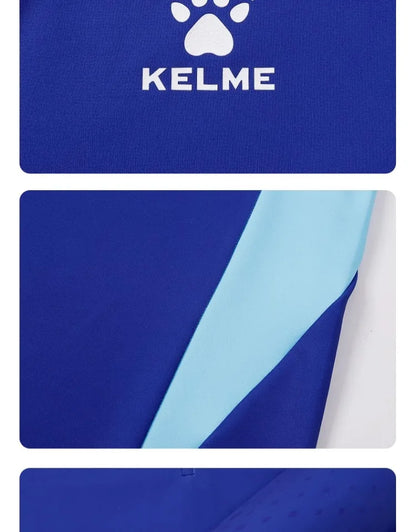 Kelme Sports Hoodie Half Zip Running Long Sleeved Men's Autumn And Winter Fitness Jacket Football Training Suit Running
