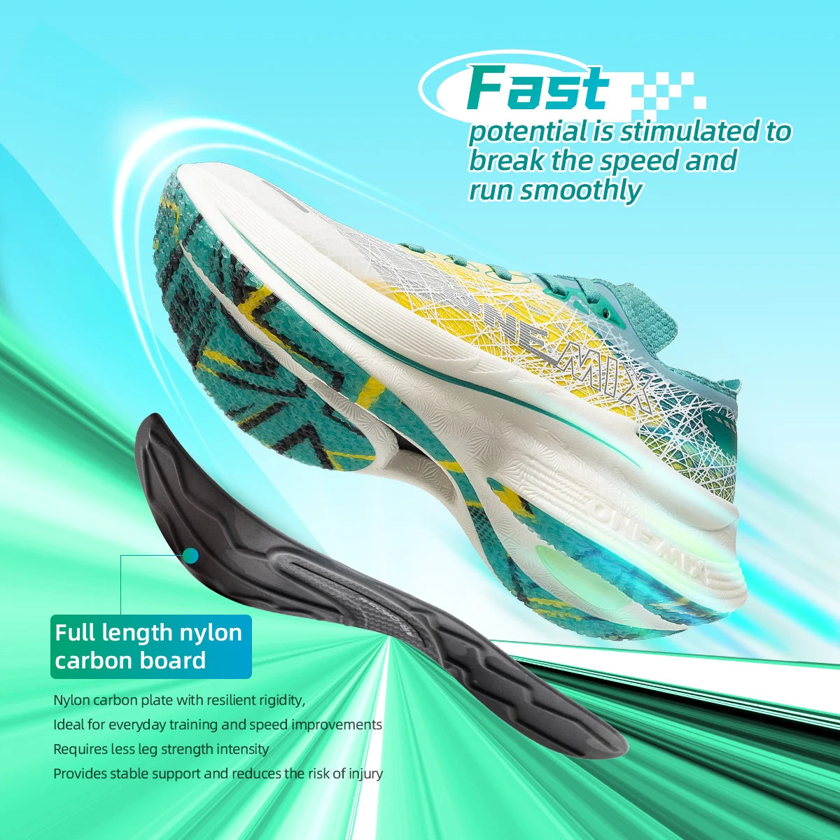 Ultra-Light Carbon Plate Running Shoes™