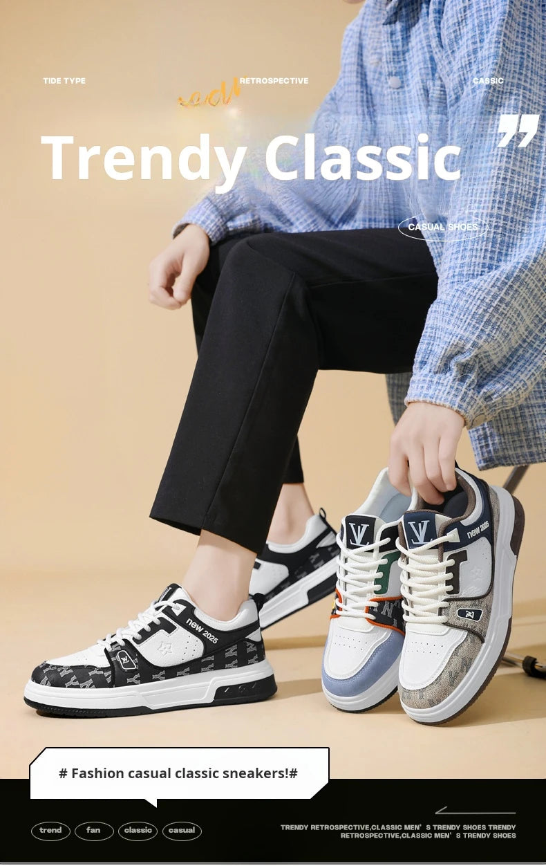 Classic High Quality Men Skateboard Shoes Low Cut Platform Men's Original Brands Sneakers Casual Luxury Designer Sneaker For Man
