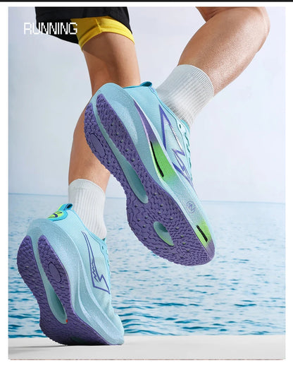 NEW Running Shoes Carbon Board Marathon Men Sports Breathable Lightweight Women's Comfortable Athletic Nonskid Sneakers Casual