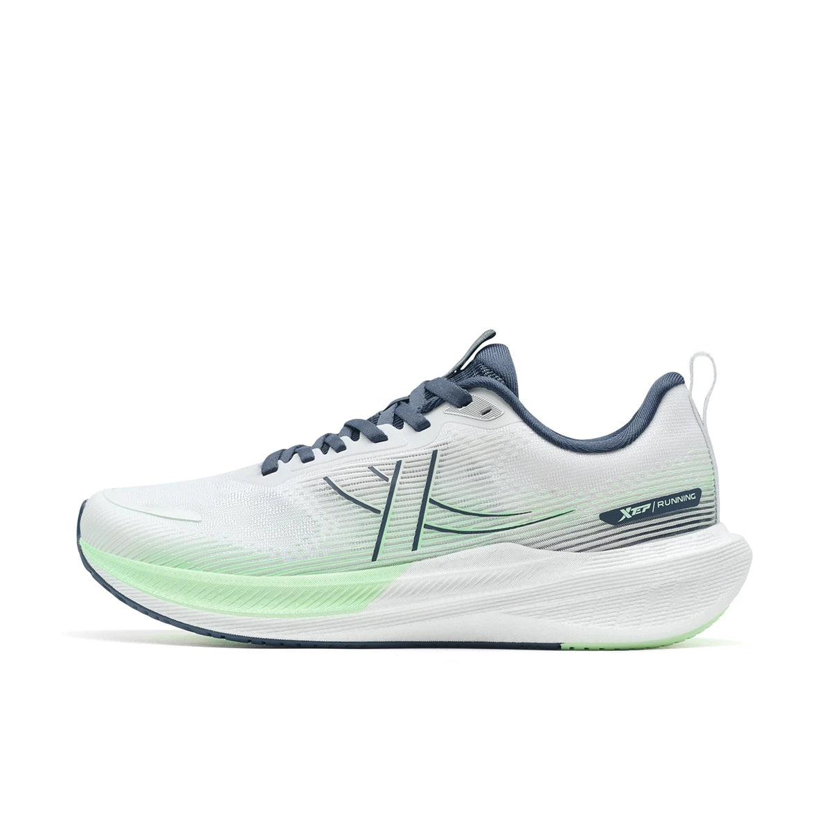 Xtep Running Shoes For Men 2025 Summer New Comfortable Lightweight Sports Shoes Mesh Breathable Retro Dad Shoes 875319110035